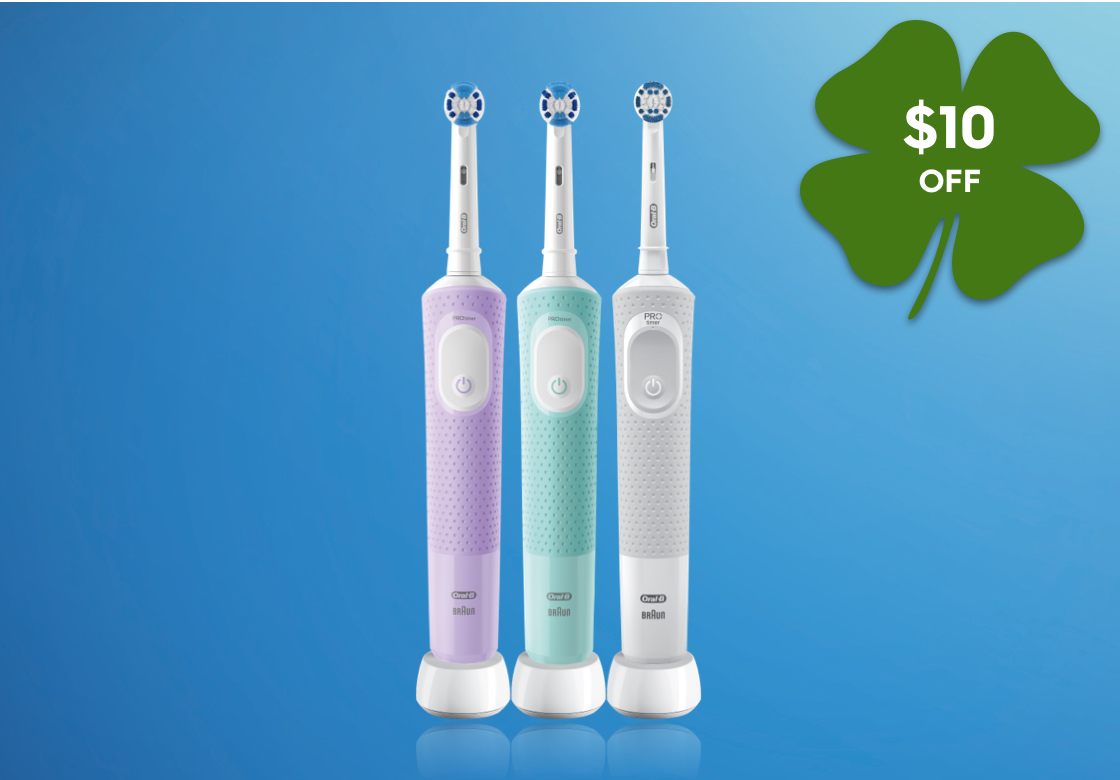 March Sale: Save $10 on the Oral-B Pro 500 in Lilac, Mint, and White 