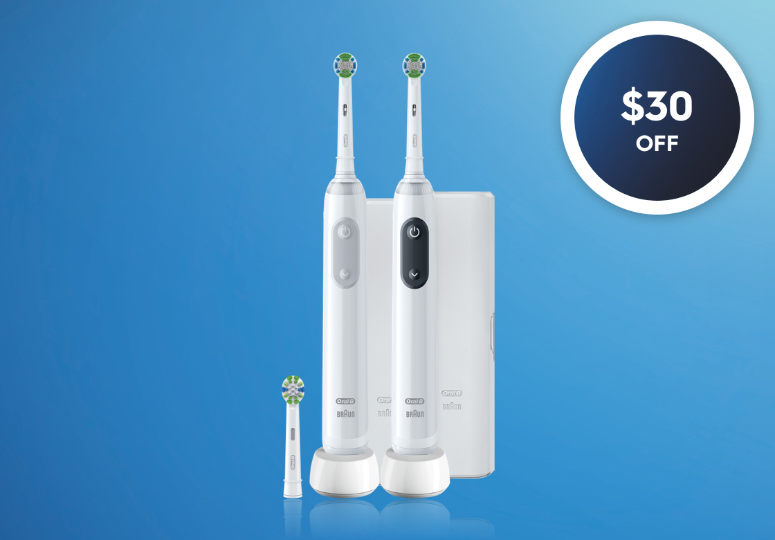 Save $30 on the Oral-B Smart Clean 360 Twin Pack