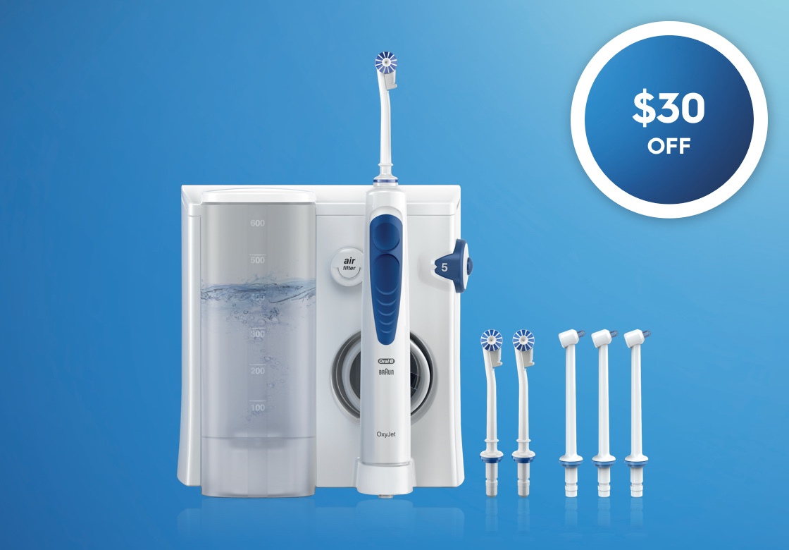 Save $30 on the Water Flosser Advanced Countertop Irrigator