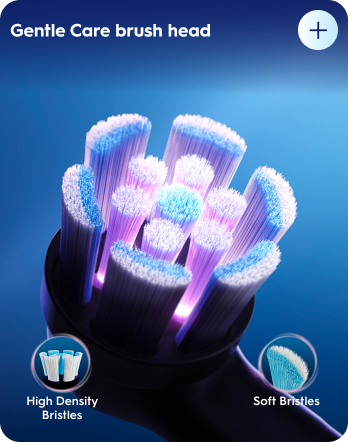 Gentle Care brush head - High-Density Bristles - Soft Bristles