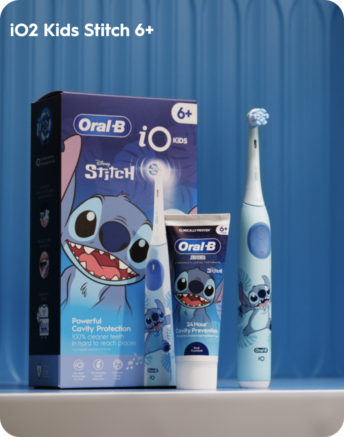 Oral-B iO Series 3 electric toothbrush - gentle care brush head - gum pressure sensor-long-lasting battery - 2-minute timer