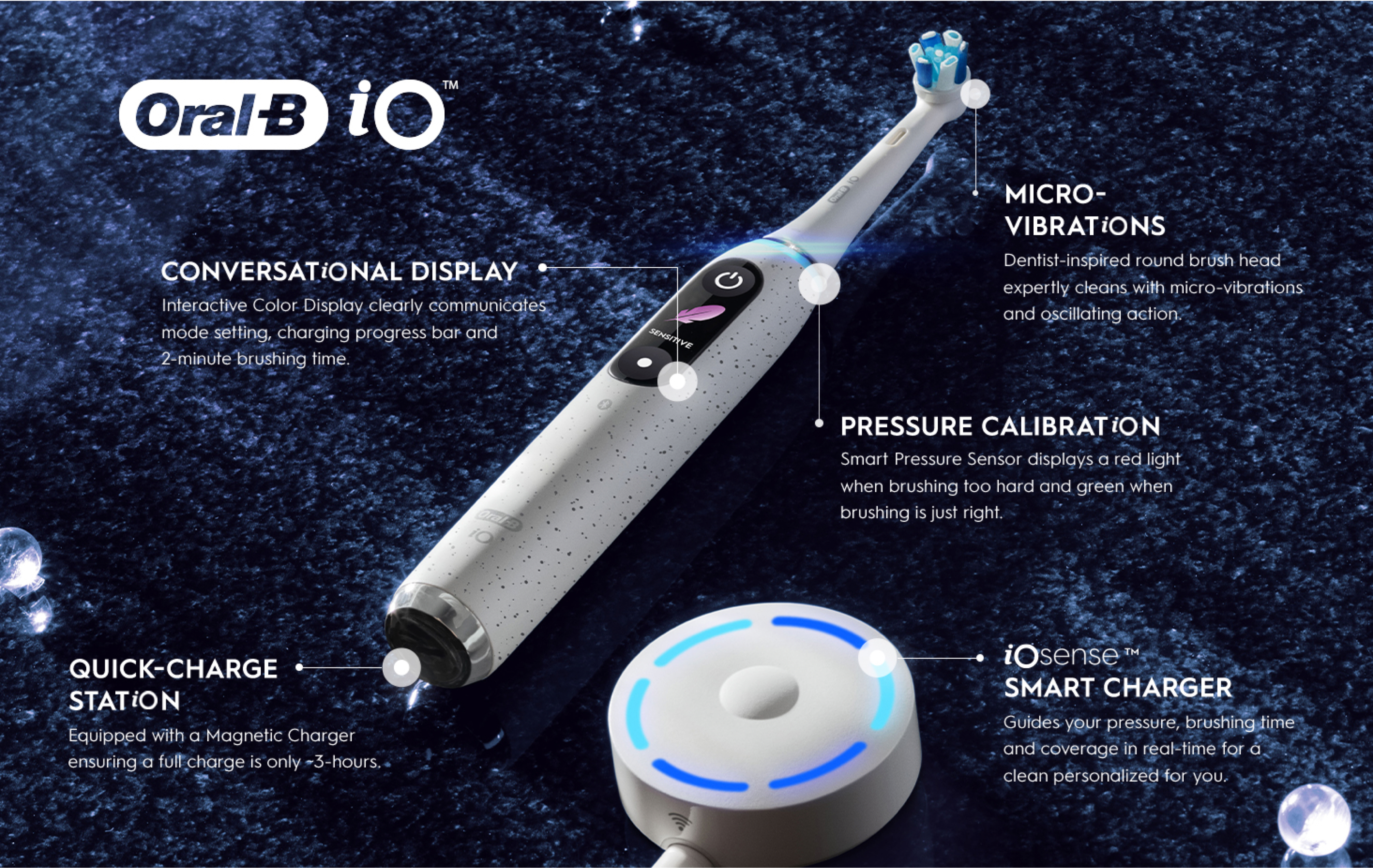 iO Series 10 Rechargeable Electric Toothbrush