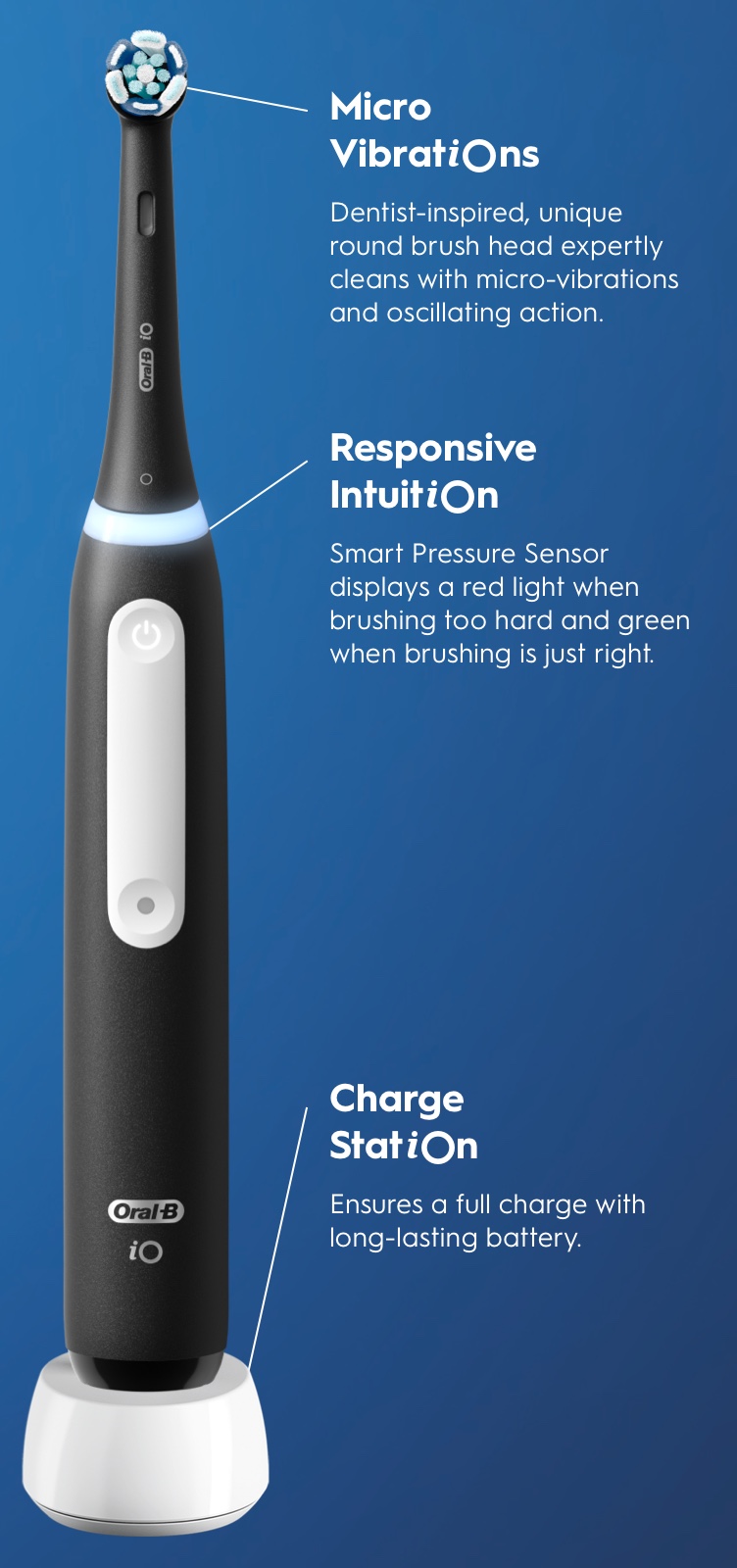 Cepillo Dental ORAL-B iO Serie 3 Matt Black