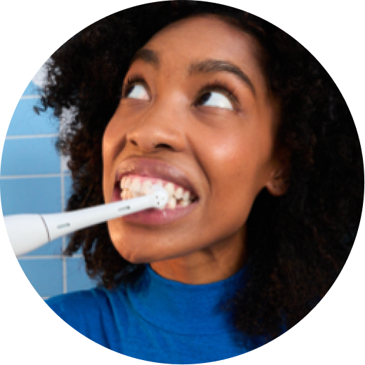 place in mouth before turning on