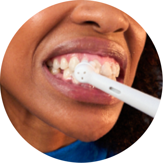 brush one tooth at a time, no need to Scrub