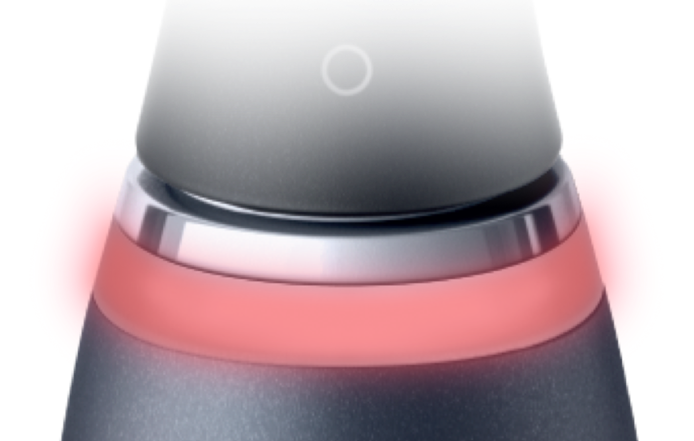 Pressure sensor lights up green when the right amount is applied.