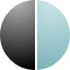 Black and Turquoise