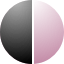 black and rose gold