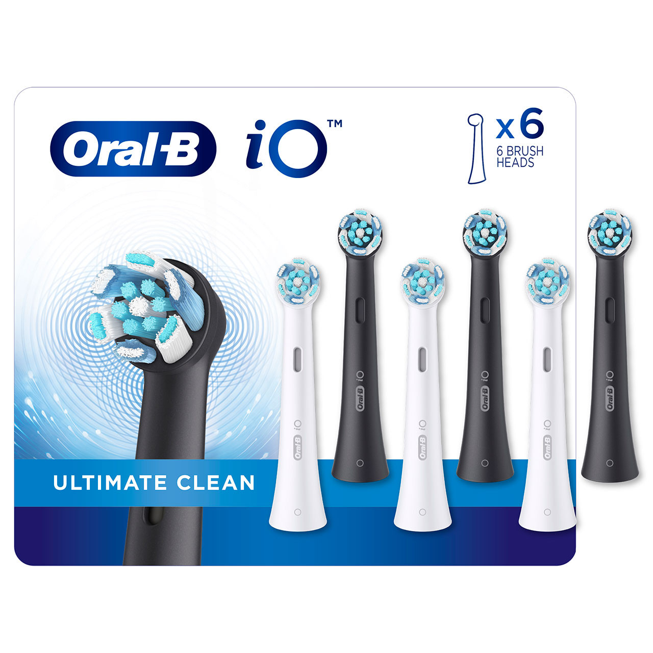 OralB iO Ultimate Clean Replacement Brush Heads, 6Count OralB