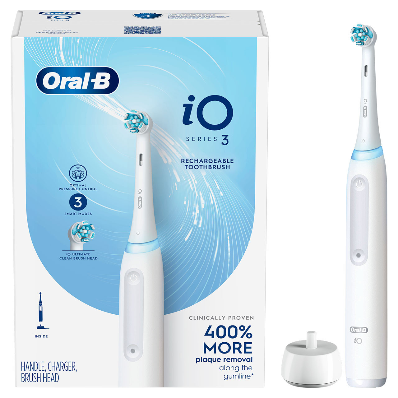 【新品未開封】Oral-B iO Series 3s 電動歯ブラシ（ホワイト） Oral-B iO Series 3 Electric Toothbrush | Oral-B
