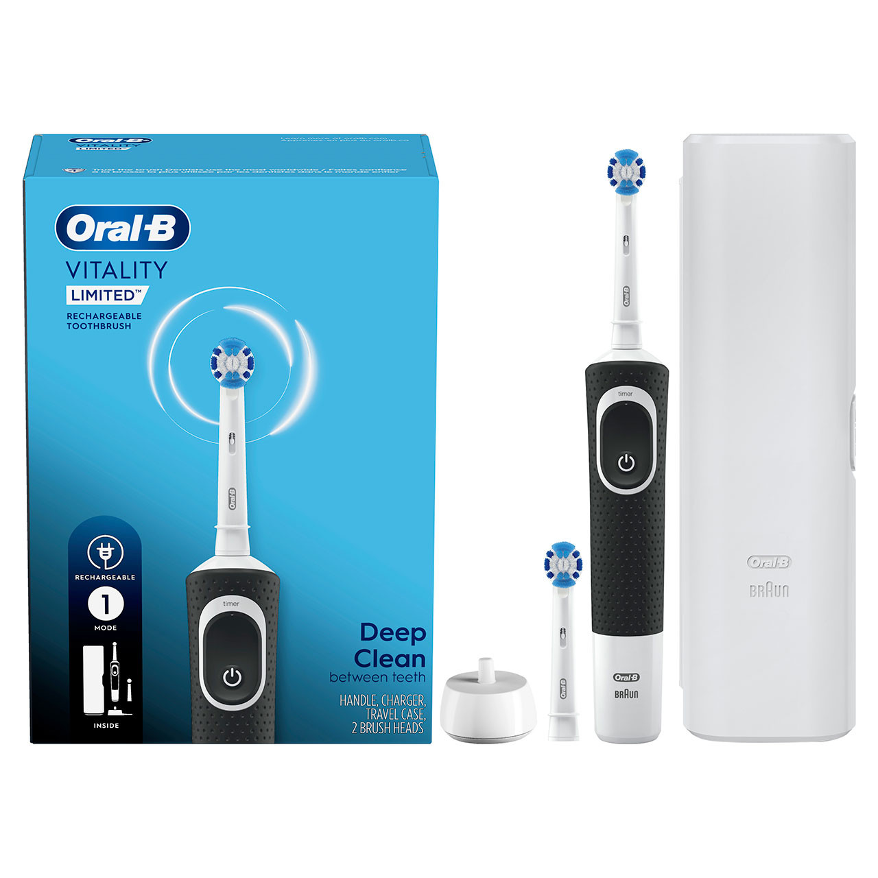 Scully Roestig hout Vitality Limited Rechargeable Electric Toothbrush | Oral-B