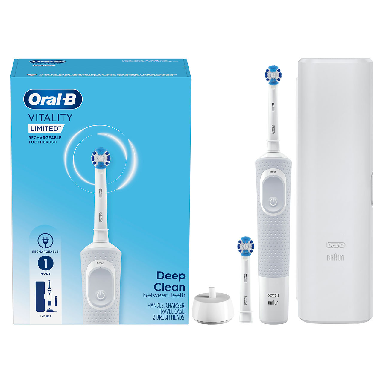Vitality Limited Rechargeable Electric Toothbrush | Oral-B