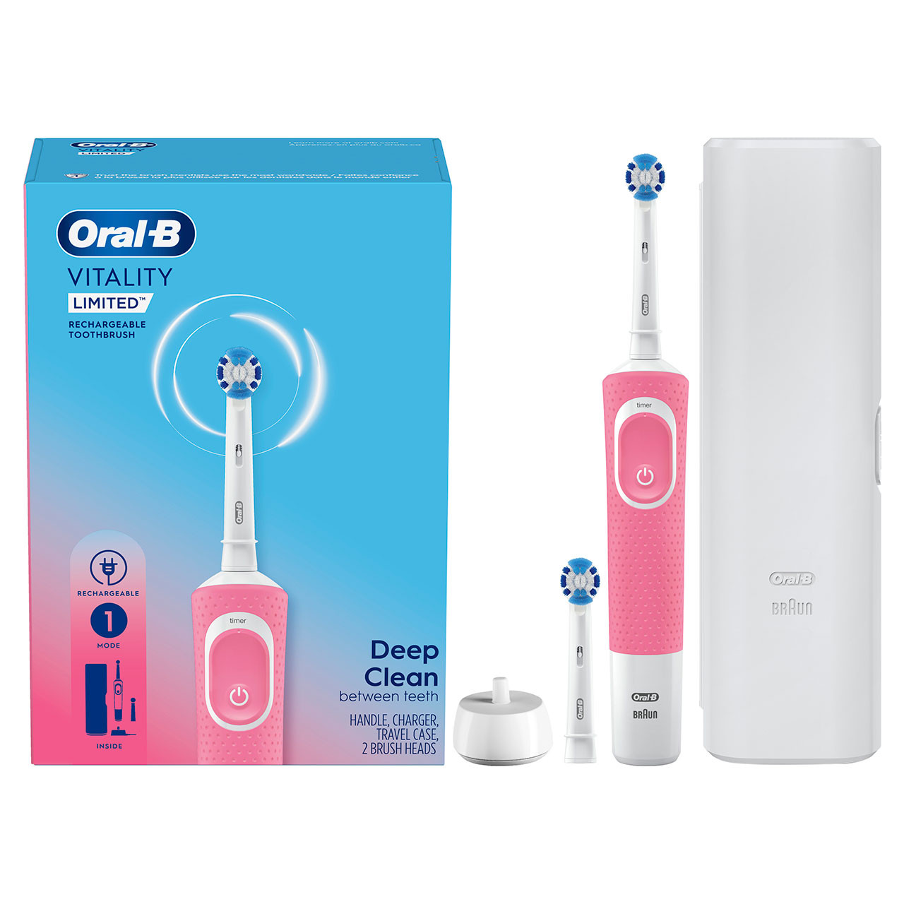 Oral-B Pro 7000 SmartSeries Travel Case, Charger & 2 Brush head (Not  Toothbrush)