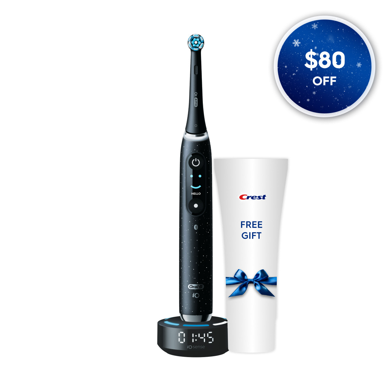 iO Series 10 Electric Toothbrush, Cosmic Black | Oral-B