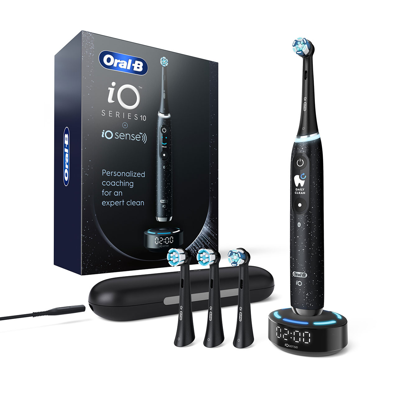 ORAL B - iO™ SERIES 10 Spazzolino Elettrico Intelligenza Artificiale -  Black Cosmic