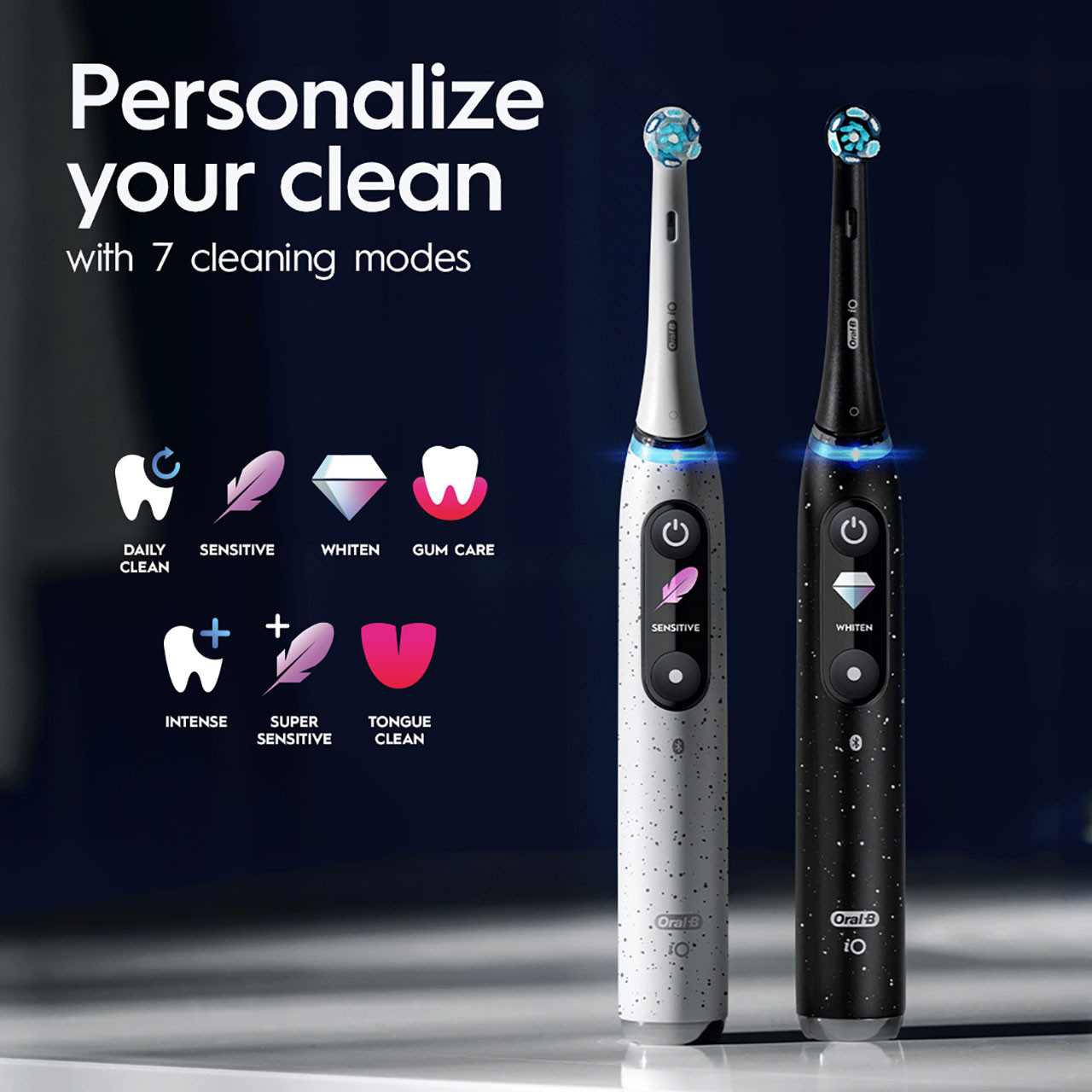 iO Series 10 Electric Toothbrush, Cosmic Black | Oral-B
