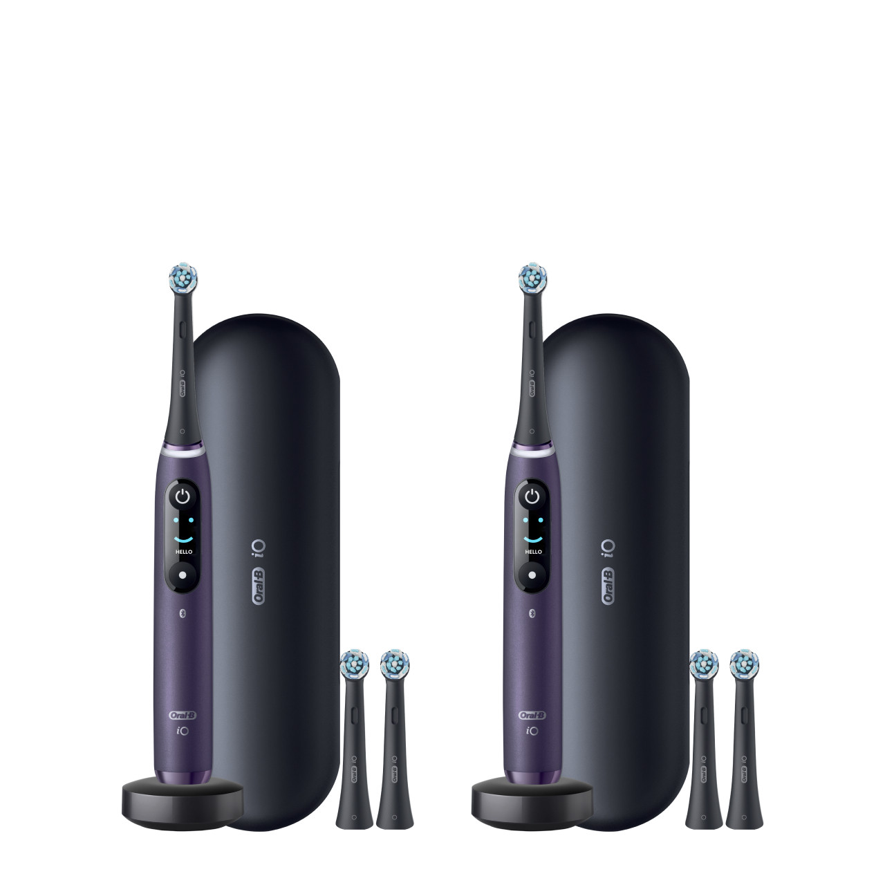 iO Series 8 Twin Pack in violet ametrine | Oral-B