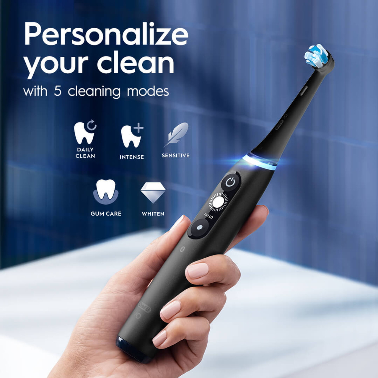 Oral-B iO Series 7 Electric Toothbrush, Black Onyx | Oral-B