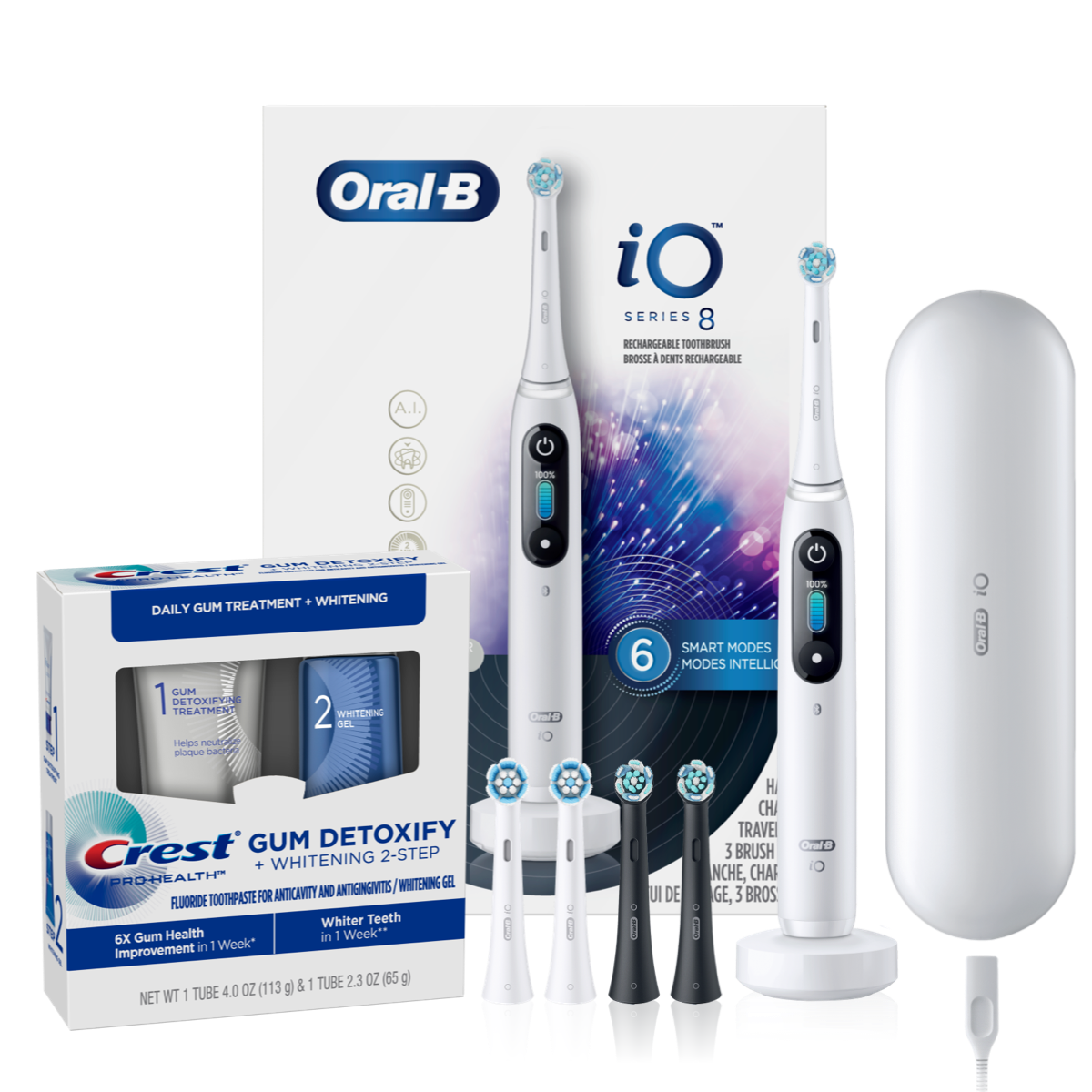 Oral-B iO Series 9 ホワイト・アラバスター 本体 Oral-B iO Series 9 ホワイト アラバスター 本体 Oral-B iOシリーズ9