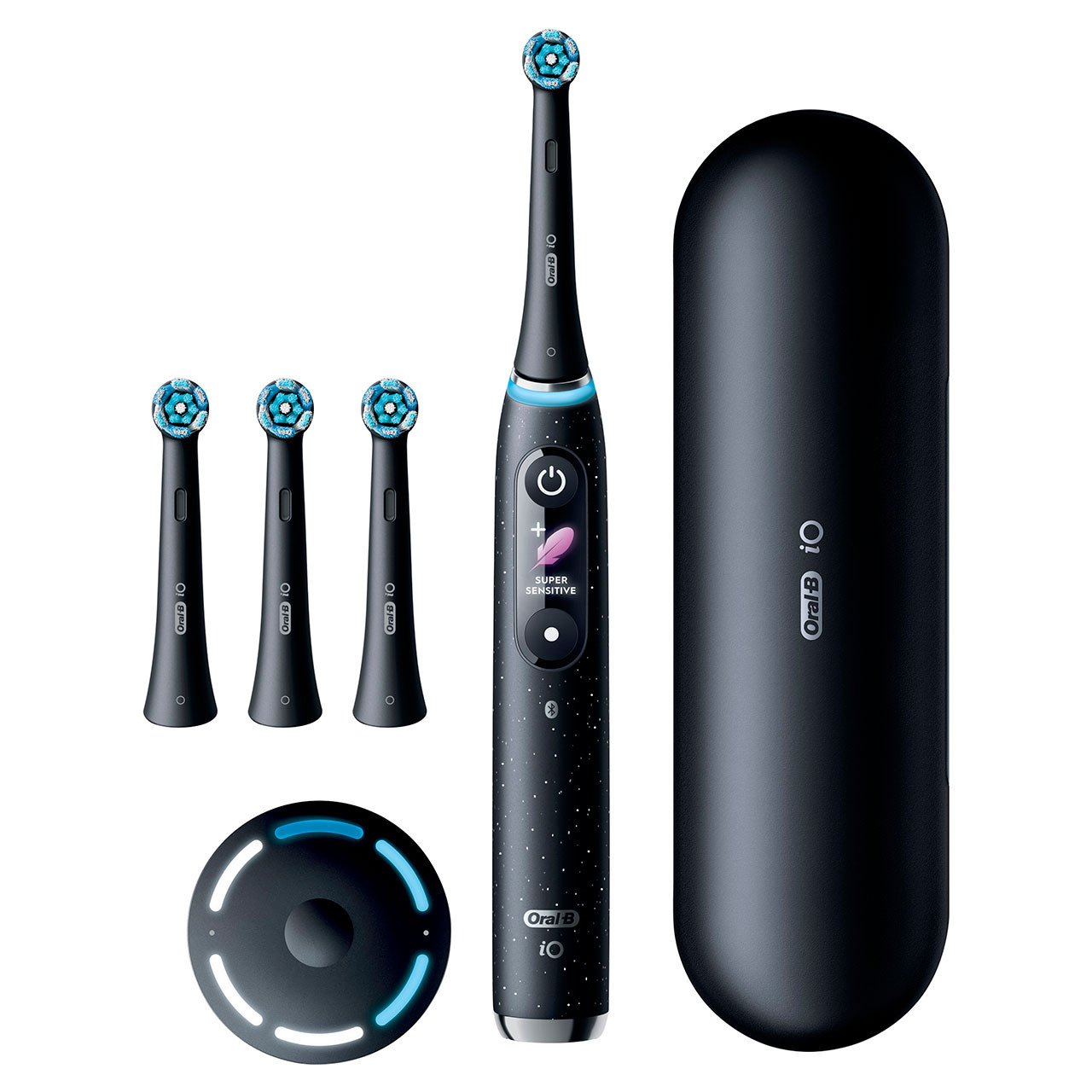 iO Series 10 Electric Toothbrush Twin Pack, Cosmic Black +