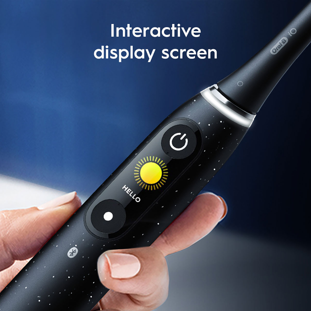 iO Series 10 Electric Toothbrush Twin Pack, Stardust White | Oral-B