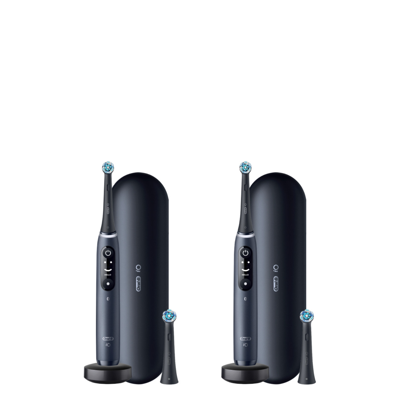 iO Series 7 Twin Pack, Black Onyx | Oral-B