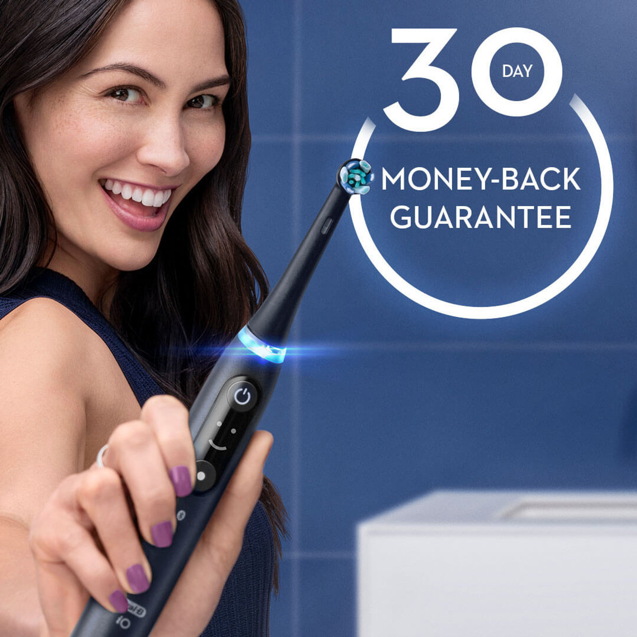 Oral-B iO Series 7 Electric Toothbrush, Black Onyx | Oral-B