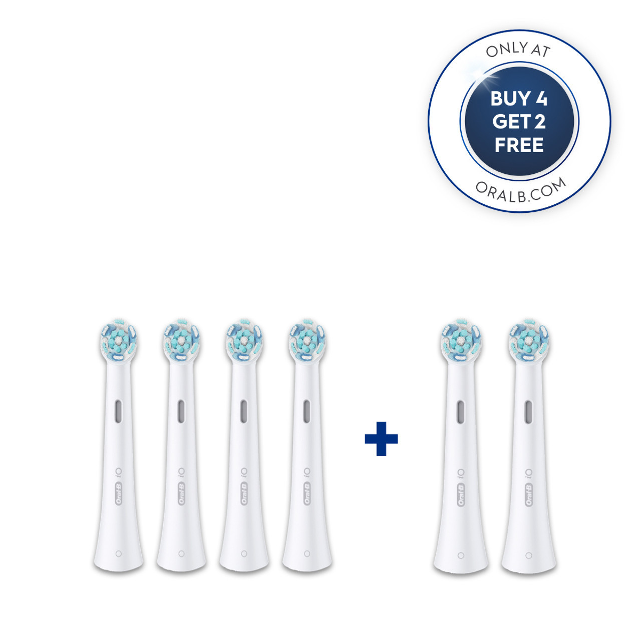 Oral-B iO Series 6 ホワイト　ブラシヘッド１本 iO Ultimate Clean Replacement Brush Heads Bundle, 6 | Oral-B