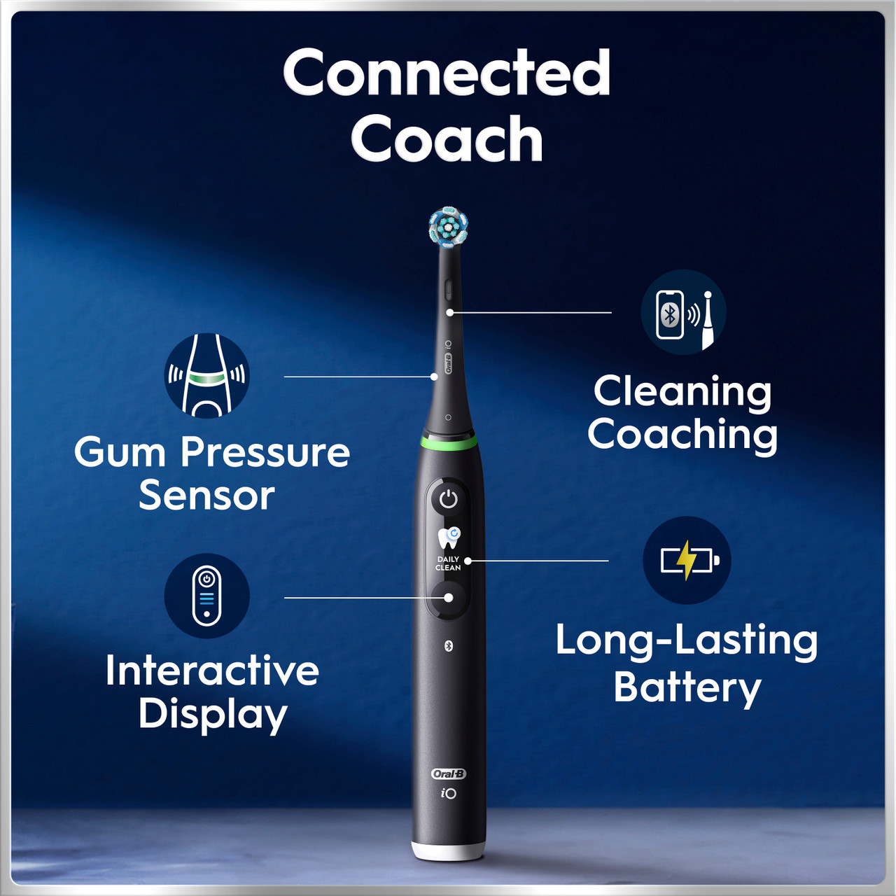 Oral-B iO Series 6 Electric Toothbrush, Grey Opal | Oral-B
