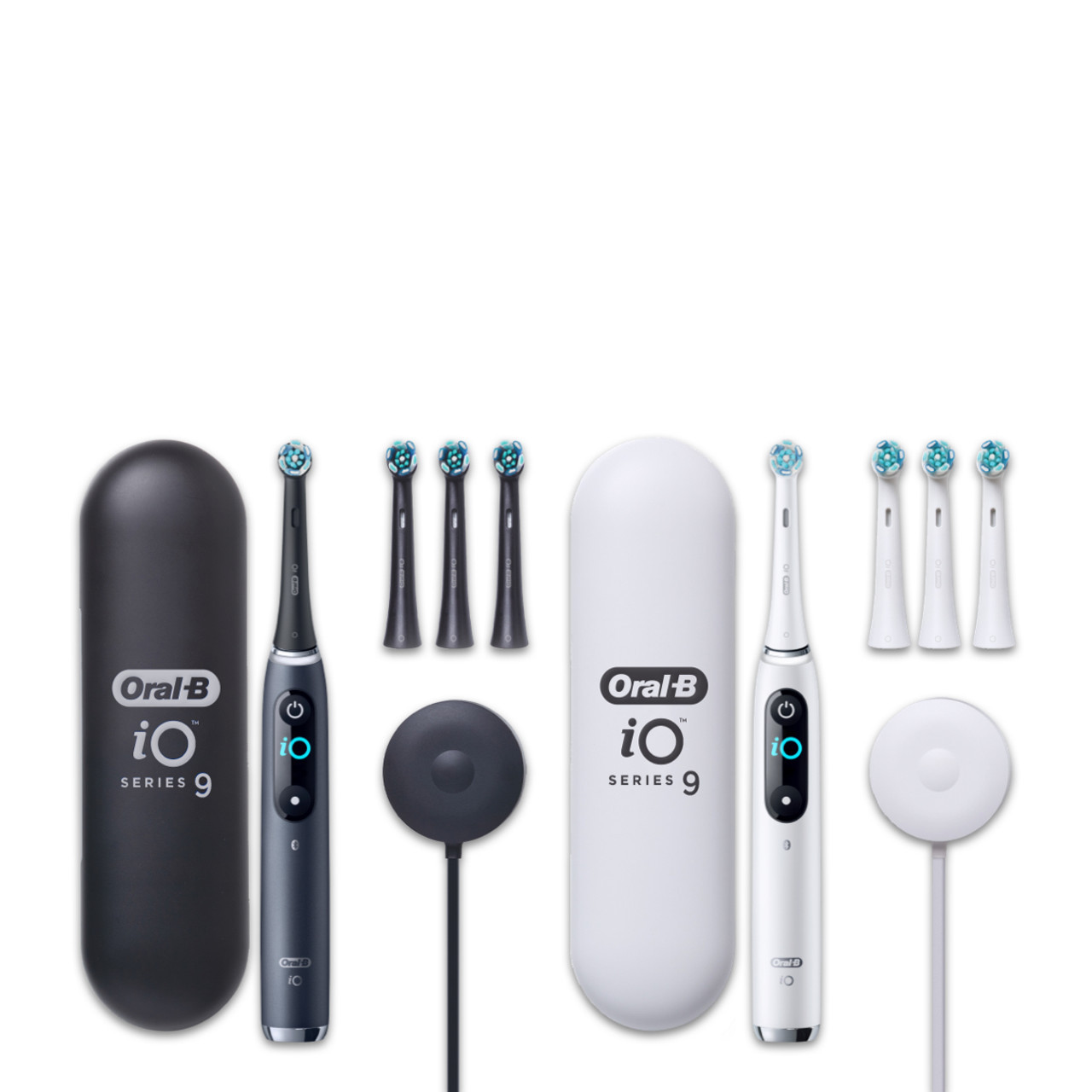 Oral-B iOSeries9ブラックオiO9 新品未開封 iO Series 9 Twin Pack in Black Onyx and White Alabaster | Oral-B