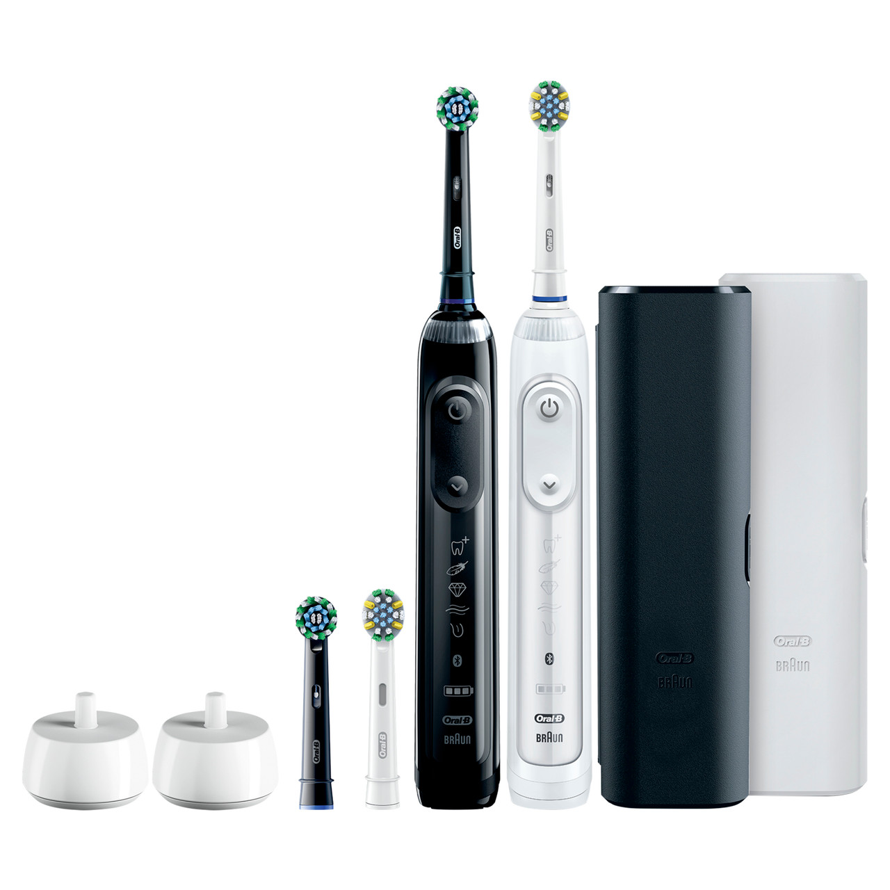 Oral-B Genius X Rechargeable Electric Toothbrush Twin Pack, Black