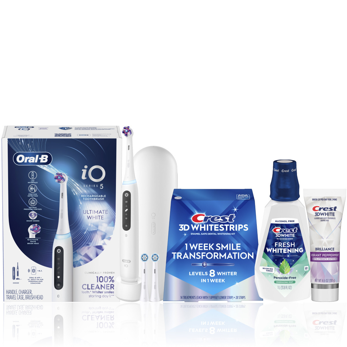 Oral-B + Crest Brilliance Whitening Bundle | Oral-B