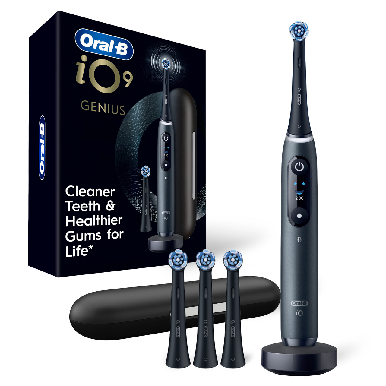 Oral-B iO Series 9 ブラックオニキス Oral-B iO Series 9 Genius Rechargeable Electric Toothbrush, Black