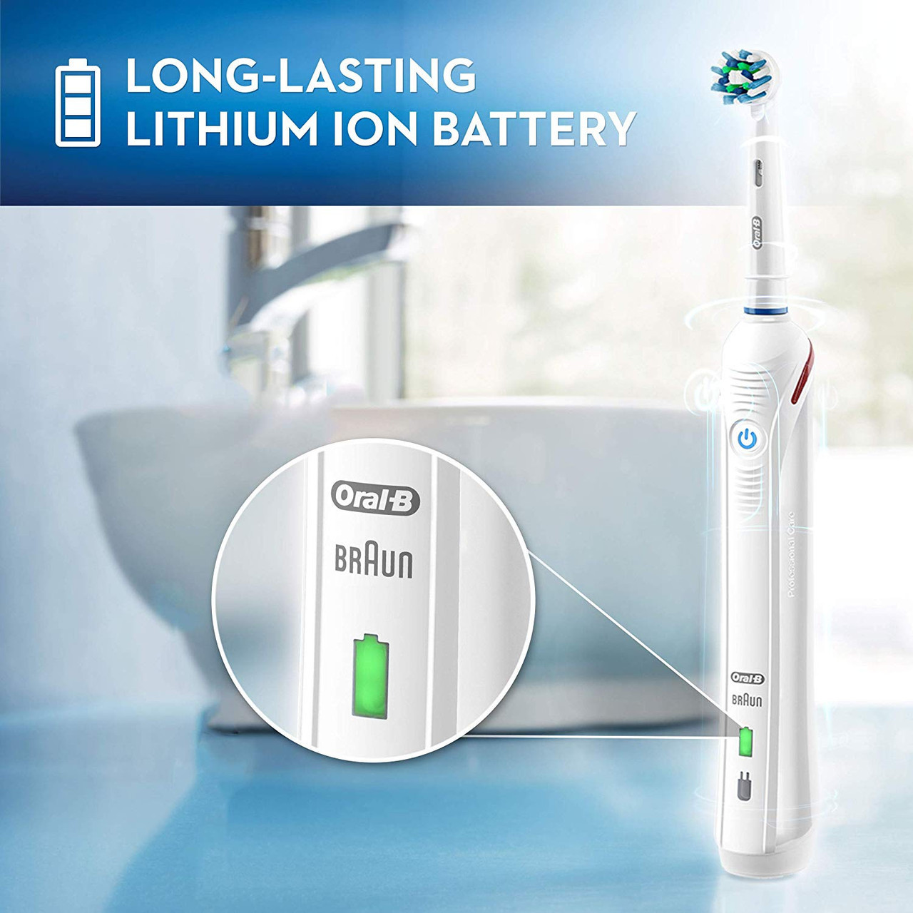 Oral-B Smart 1500 Electric Toothbrush 3/pk Blue