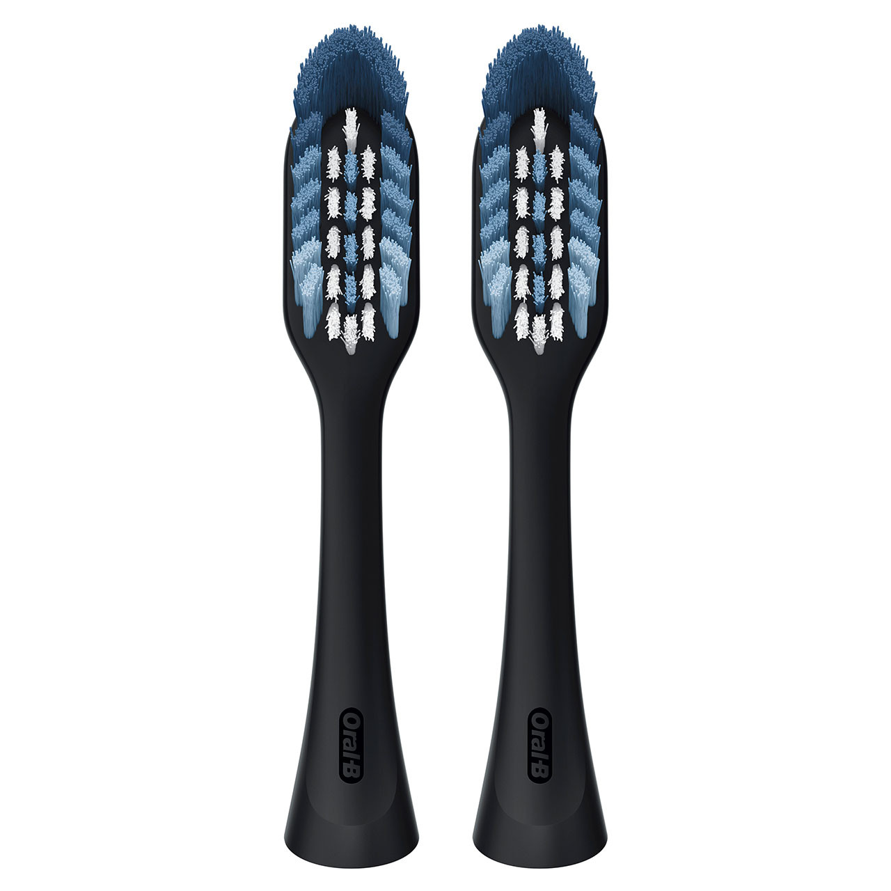 Clic Toothbrush Replacement Brush Heads, Black, 2 Count