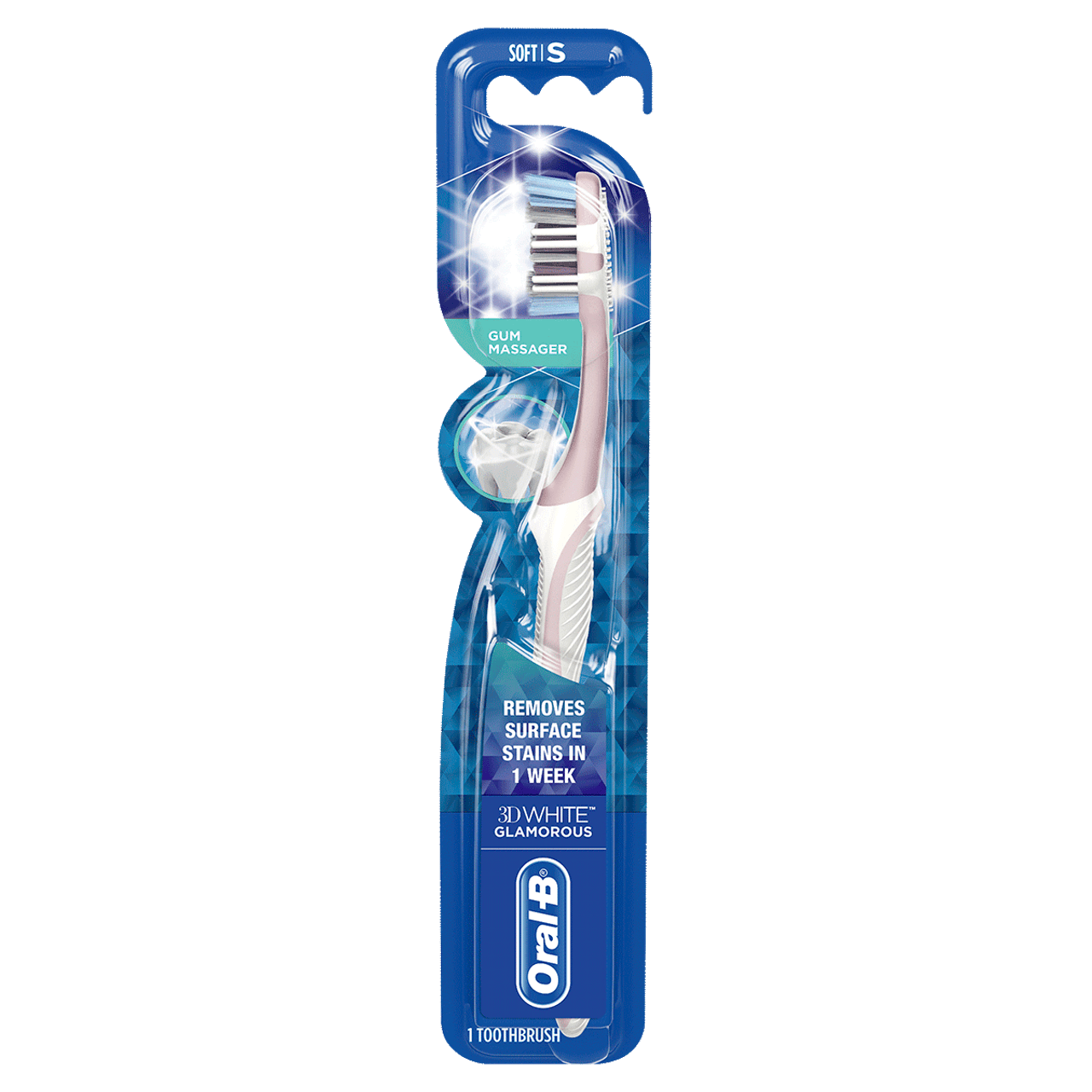 Samenpersen Springplank te veel 3D White Glamorous Manual Toothbrush | Oral-B
