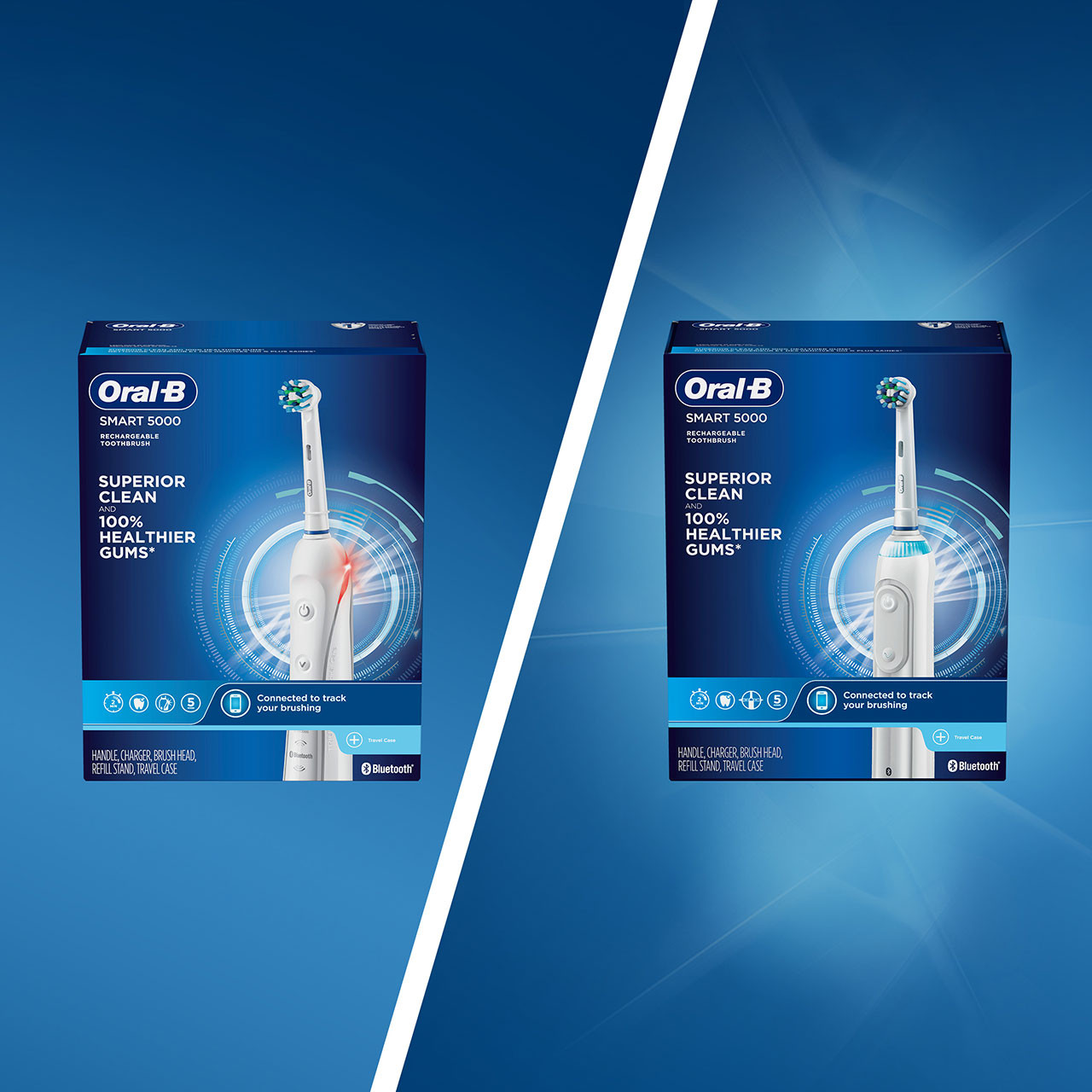 Oral B Smart 5000 Toothbrush, Rechargeable