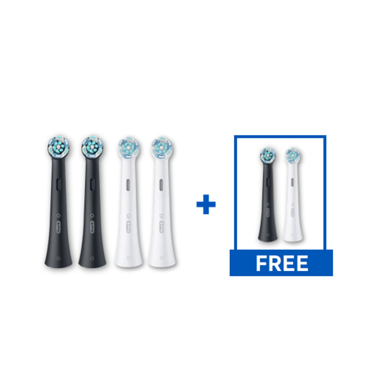 Oral B Replacement Brush Heads- Generic Oral-B Braun Professional Ortho  Brush Head & Power Tip Kit- Pk. Of 4 Compatible Orthodontic Electric