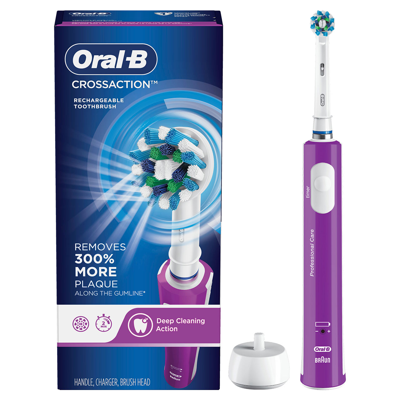 Oral B Pro 600 Electric Toothbrush Rechargeable