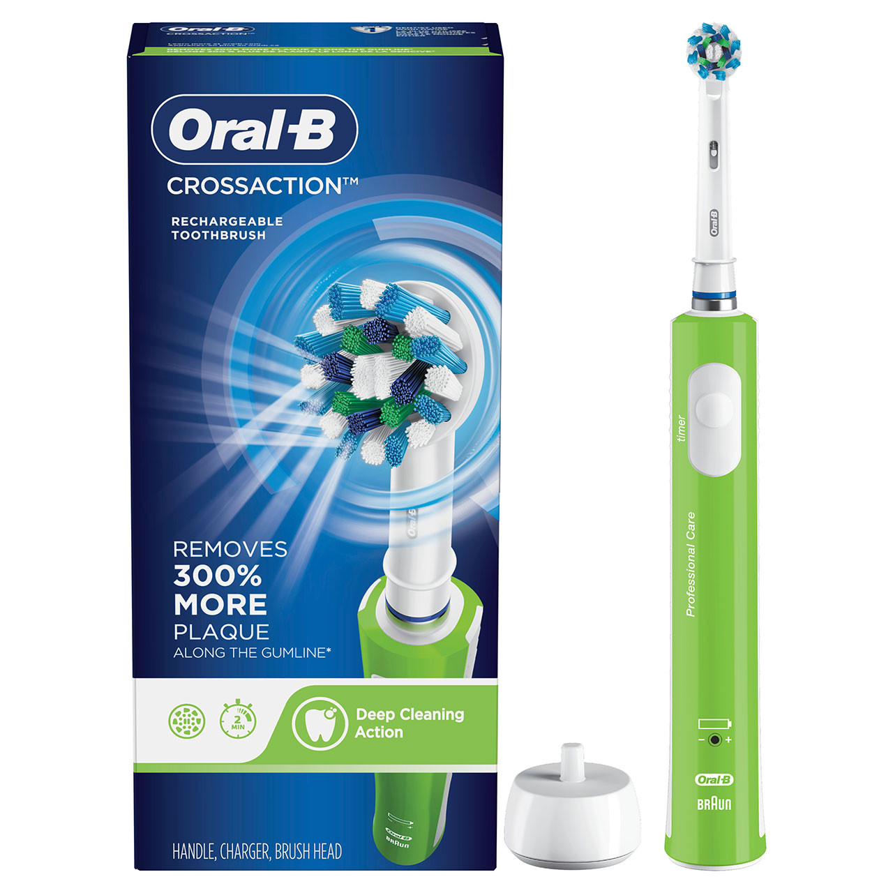 BRAUN CEPILLO DENTAL ORAL-B DUO PRO 600 CROSS ACTION VERDE+MORADO BRAUN -  oferta: 56,04 € - Cuidado bucal