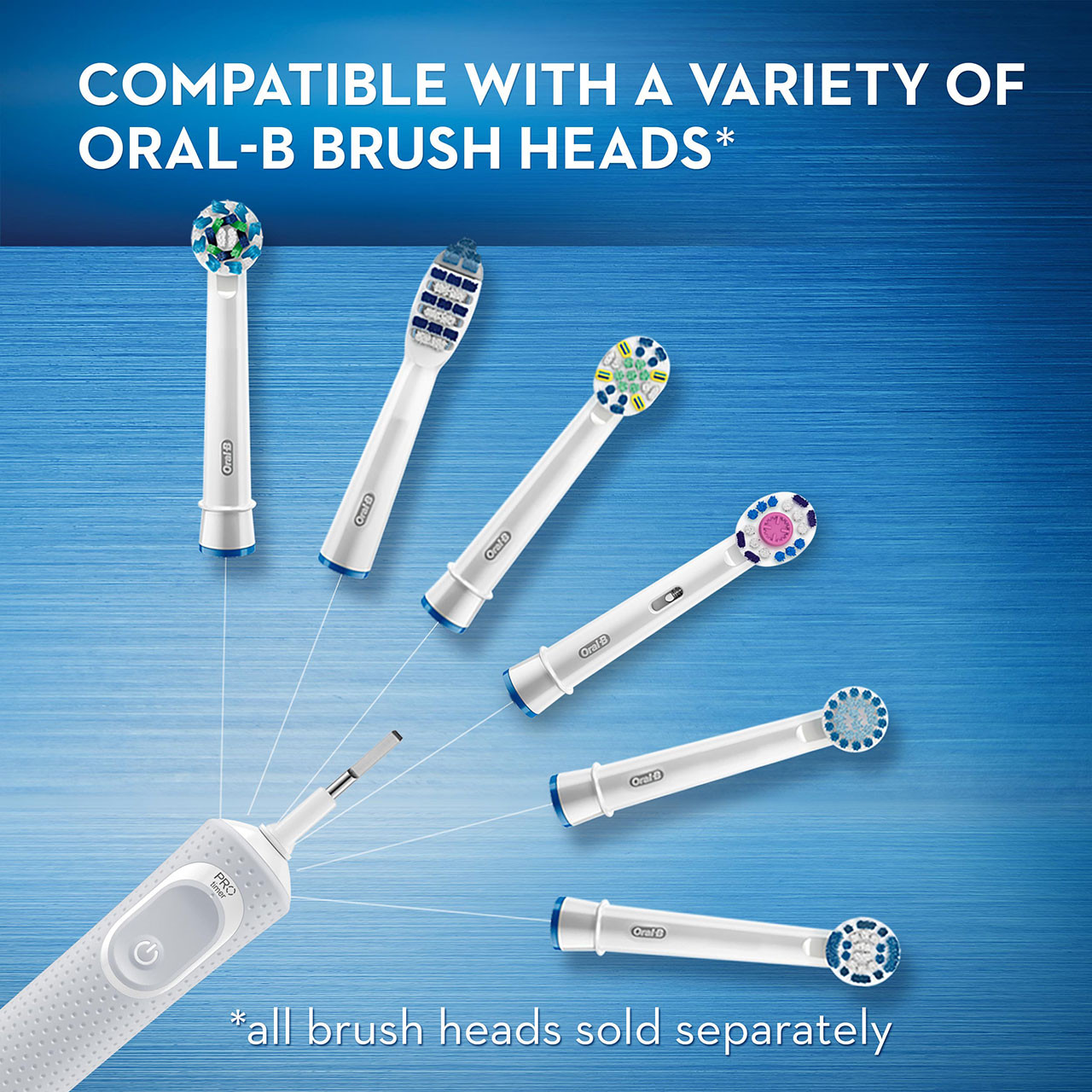 Oral-B Vitality FlossAction Electric Rechargeable Toothbrush, Powered by  Braun, for Adults & Children 3+ 