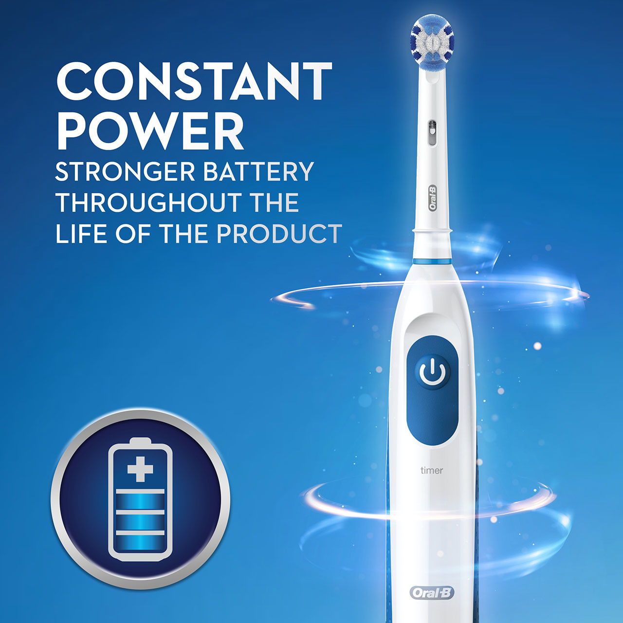 Oral-B Pro Battery Power Toothbrush Precision Clean DB5 WHITE