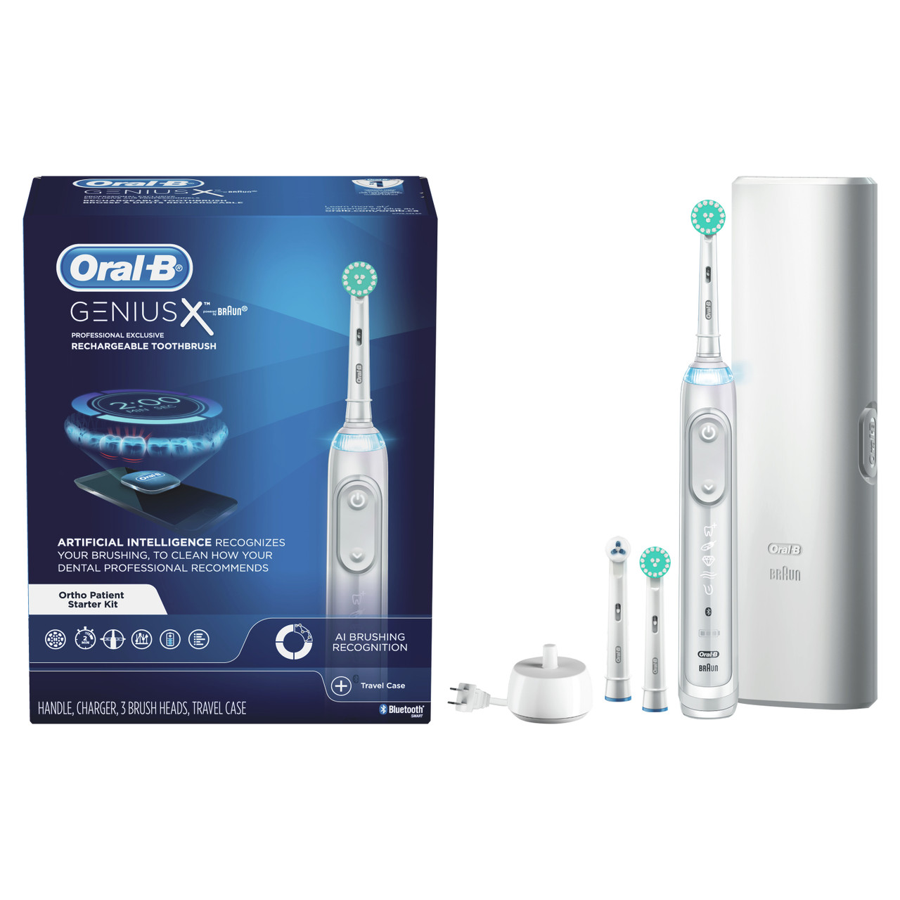 Blauwe plek multifunctioneel Menagerry Genius X Electronic Toothbrush | Oral-B