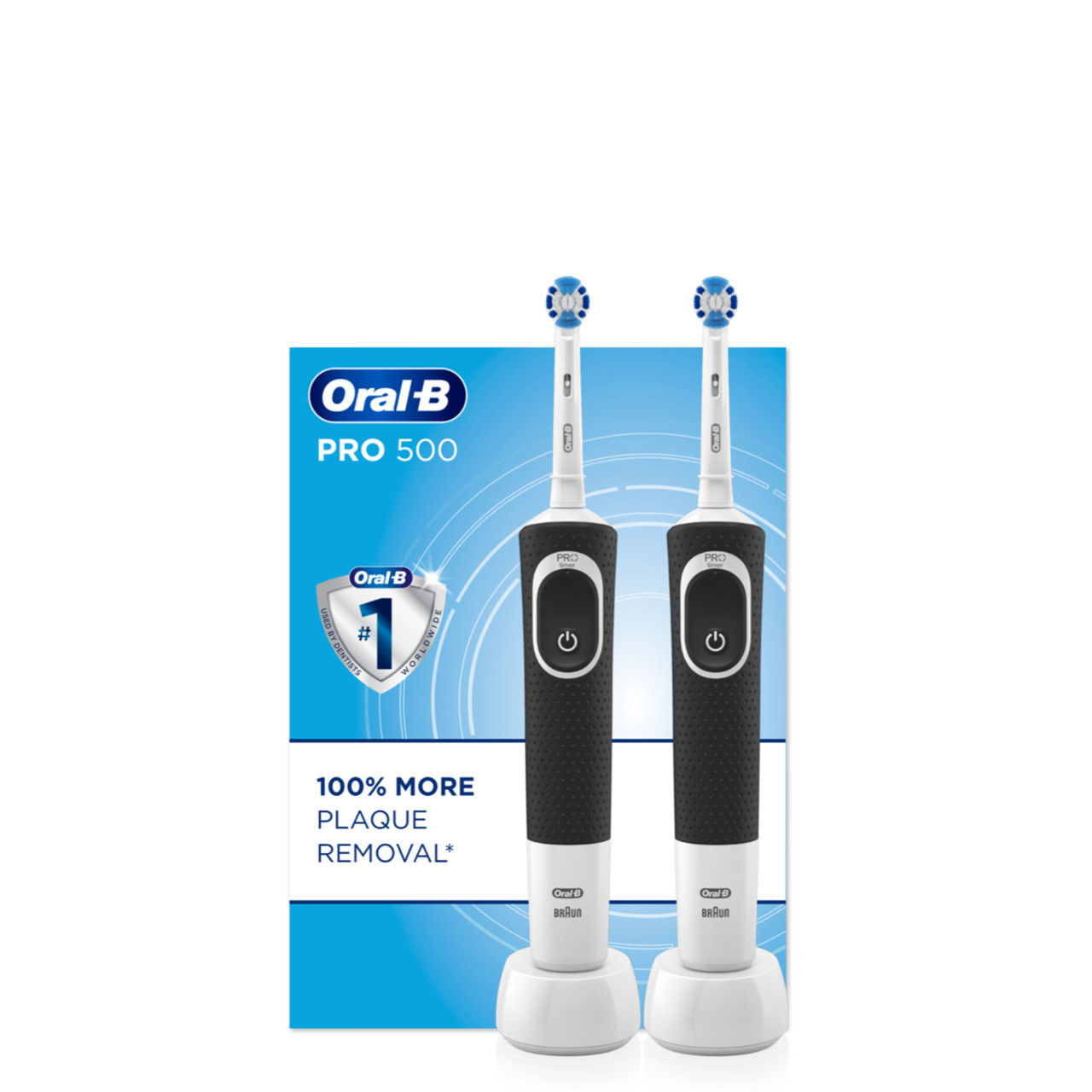 Pro 500 Series Electric Toothbrush Twin Pack | Oral-B