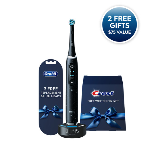 iO Series 10 Rechargeable Electric Toothbrush, Cosmic Black