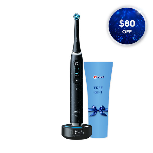 iO Series 10 Rechargeable Electric Toothbrush, Cosmic Black