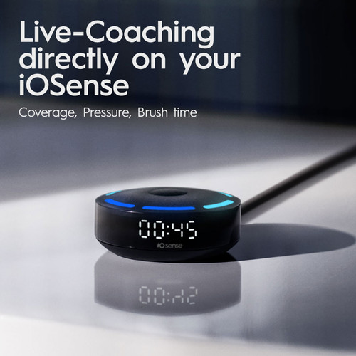 Live-Coaching directly on your iOSense - Coverage, pressure, Brush time