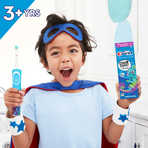 Crest Kids Advanced Color Changing Fluoride Toothpaste Bundle