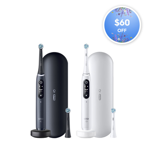 Oral-B ioSERIES4 クワイトホワイト Oral B iO Series 4 Rechargeable Electric Toothbrush w/Brush Head