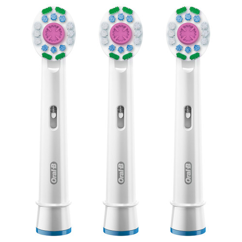 Oral-B 3D White X-Filament Replacement Brush Heads, 3 Count